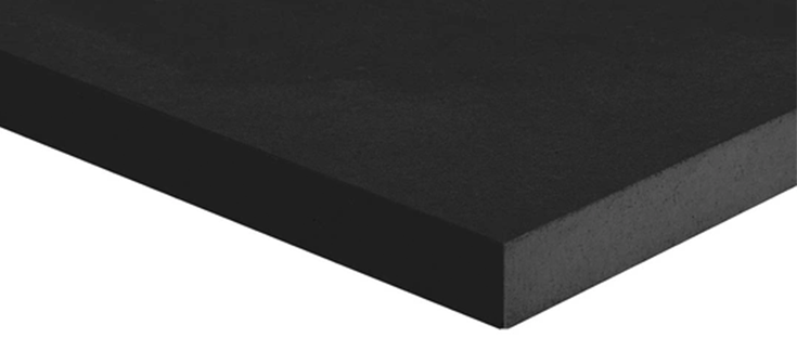 MDF-Platte Valchromat schwarz