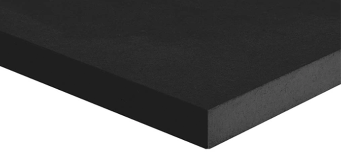 MDF-Platte Valchromat schwarz